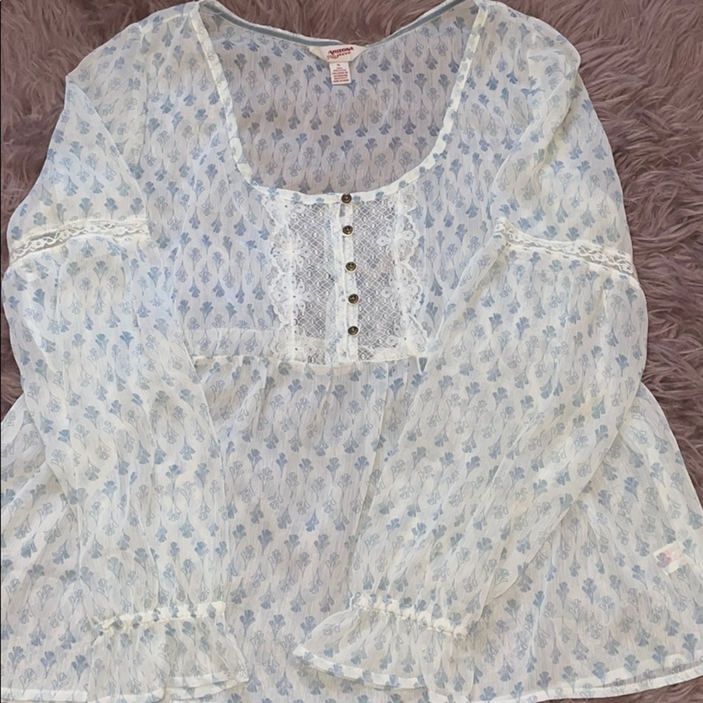 Sheer blouse